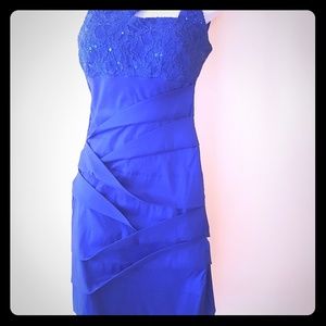 Sexy royal blue party dress (NWOT)